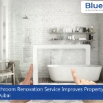 modern bathroom interior after bathroom renovation service