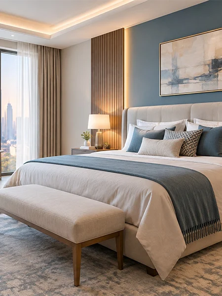 Best Renovation Company Dubai: How Can Bedroom Renovations Create a More Balanced Interior? Best renovation company Dubai balanced bedroom design