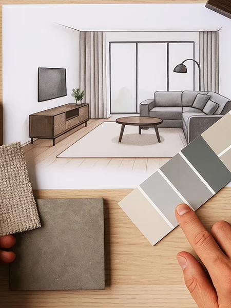 House Renovation Dubai using durable flooring and wall finishes