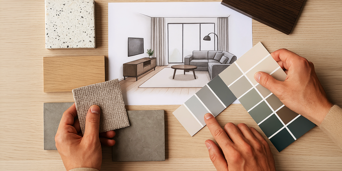 House Renovation Dubai using durable flooring and wall finishes