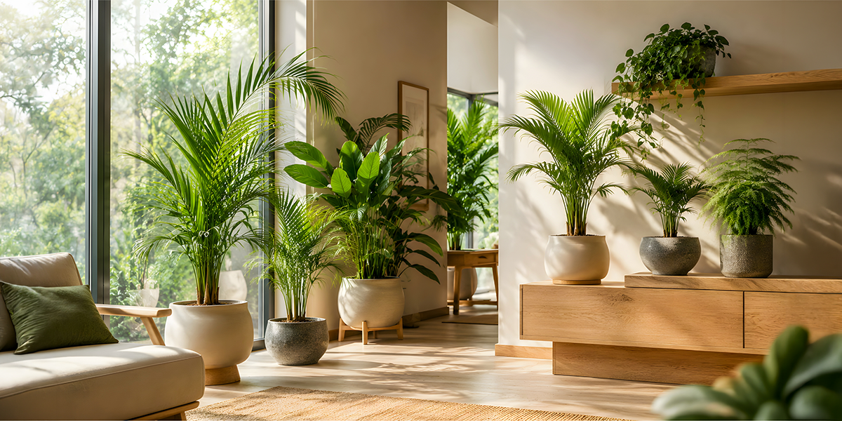 House Renovation Service in Dubai: How Can You Create a Dedicated Indoor Plant-Care Corner Without Damaging Your Interiors? House Renovation Service in Dubai with indoor plants near a natural light source