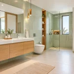 Bathroom remodeling company Dubai creating a connected bedroom and bathroom interior