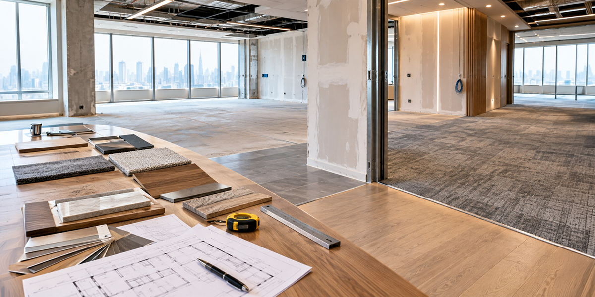Renovation service Dubai material transition planning